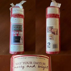 “May Your Days Be Merry and Bright” Removable Vinyl Lettering Decal